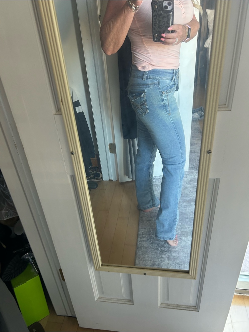 Wallflower Light Blue Bootcut Jeans for Women